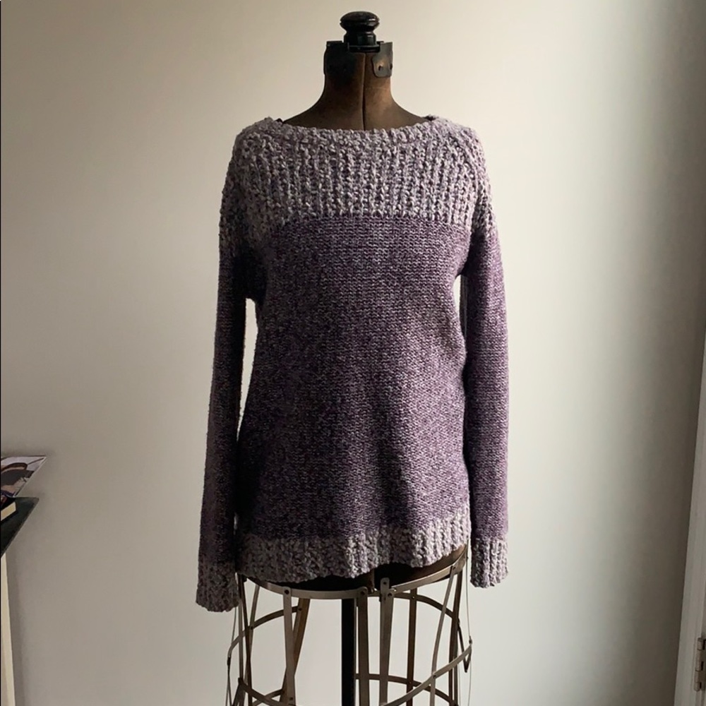 Stitch fix purple sweater.